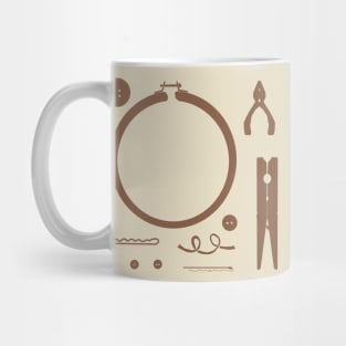 Handiwork Silhouettes Mug